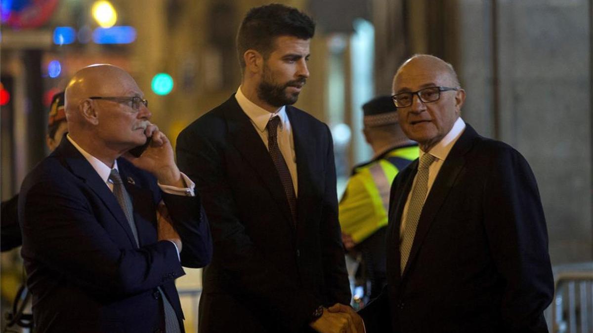 Piqué, durante su estancia en el Mobile World Congress