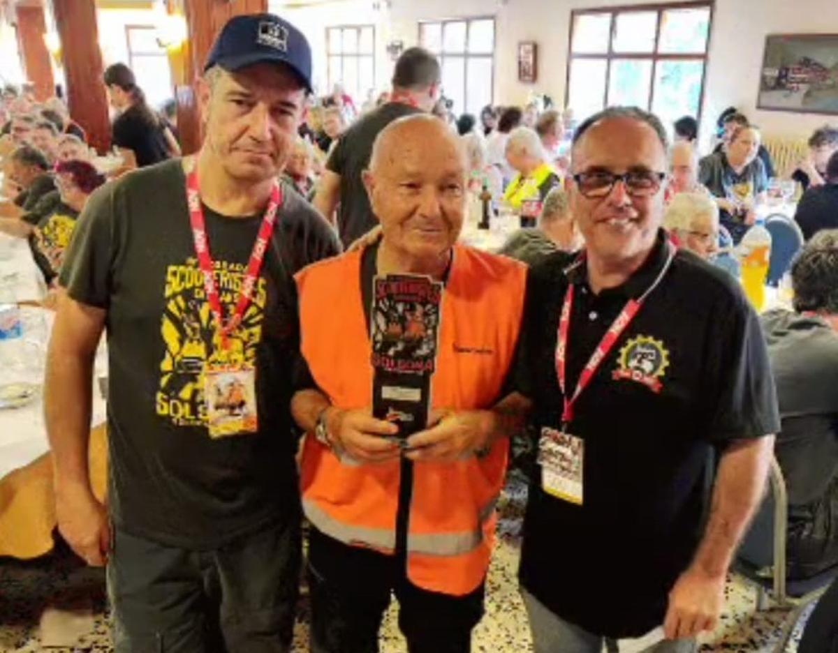 Pedro Díaz, el Capitán, el vespero més varismàtic de la Trobada