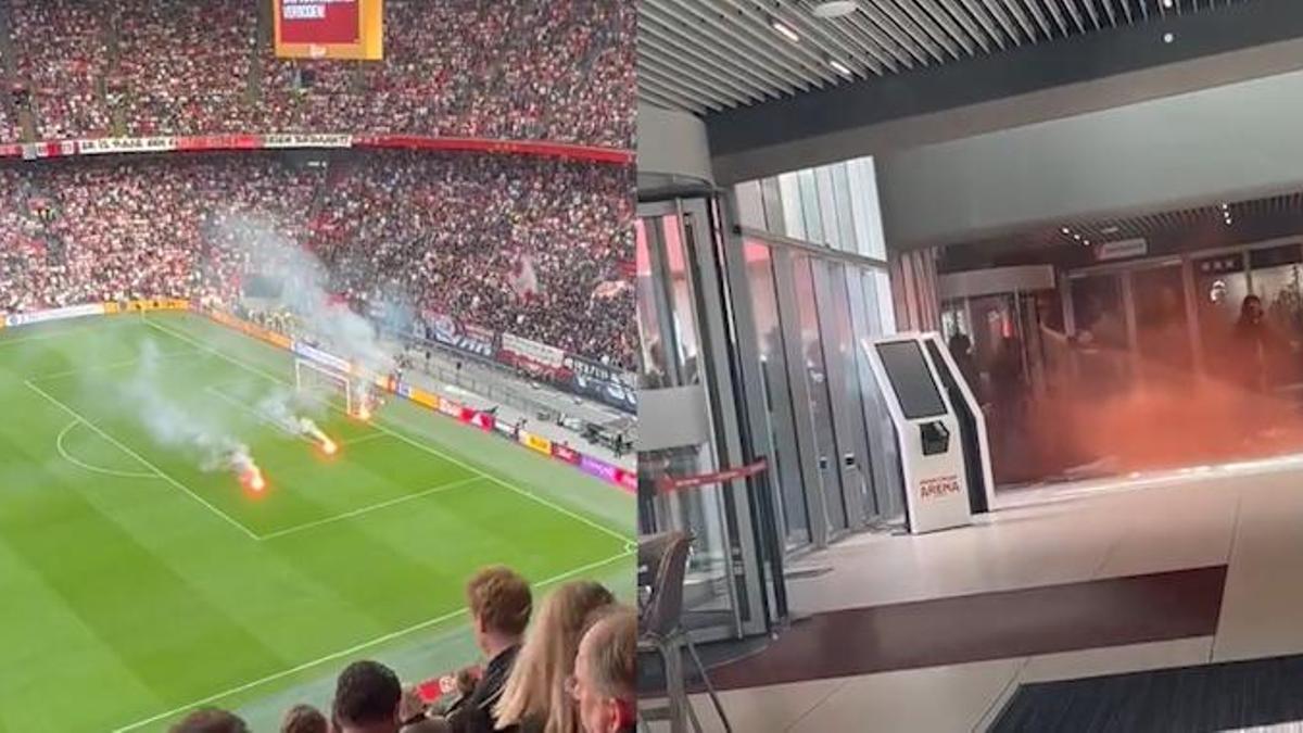 Suspendido el clásico entre el Ajax y el Feyenoord