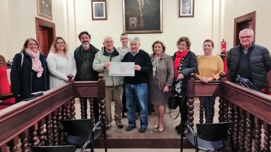 Imagen del acto de entrega celebrado hoy en Alcúdia.