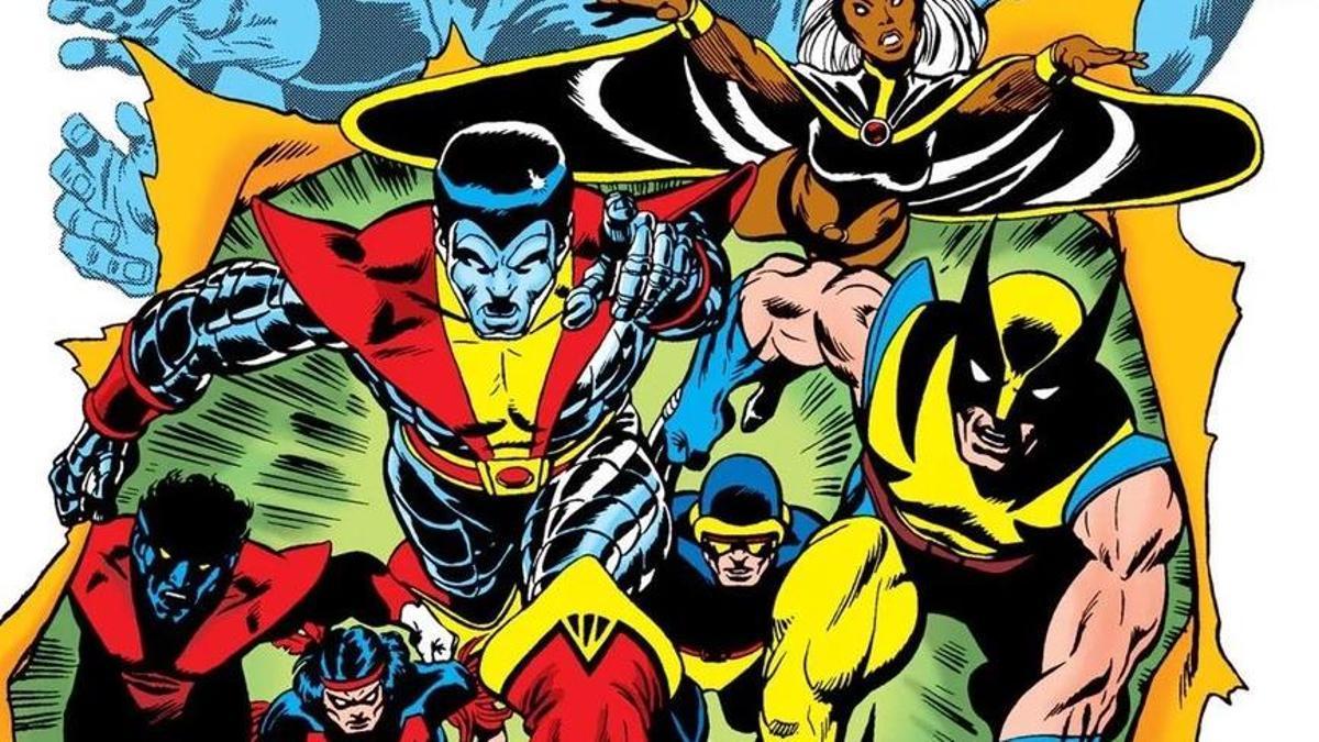 Detalle de la portada del volumen de los X-Men.