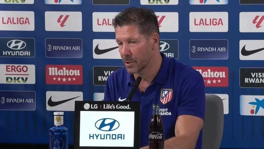 Simeone: “Julián nos va a acompañar y después decidiremos si empieza desde el inicio”