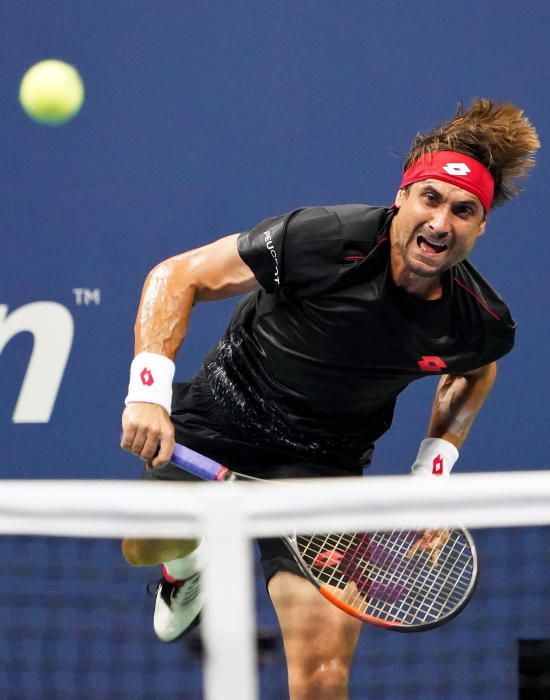 Las imágenes del último partido de David Ferrer en un Grand Slam