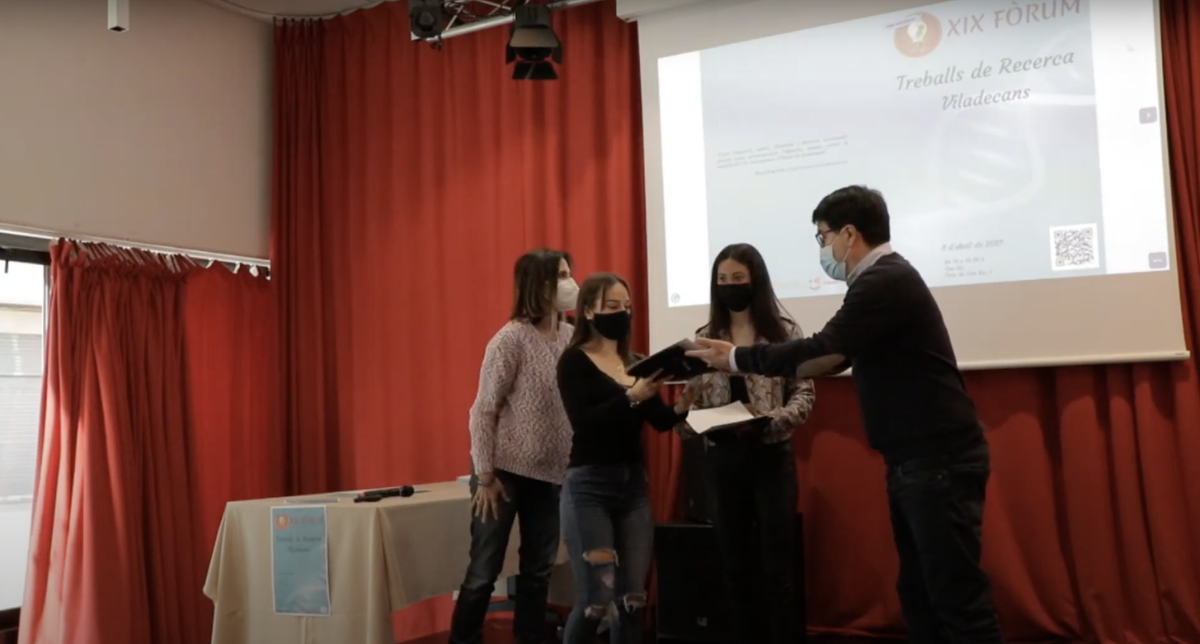 El XIX Fòrum de Treballs de Recerca dona visibilitat a la recerca dels joves de Viladecans El XIX Fòrum de Treballs de Recerca dona visibilitat a la recerca dels joves de Viladecans