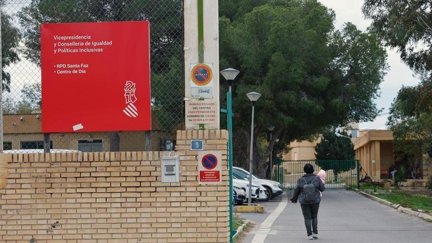 Exterior de la residencia CAMP Santa Faz, este miércoles