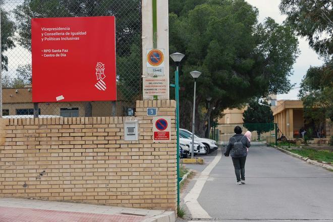 Exterior de la residencia CAMP Santa Faz, este miércoles