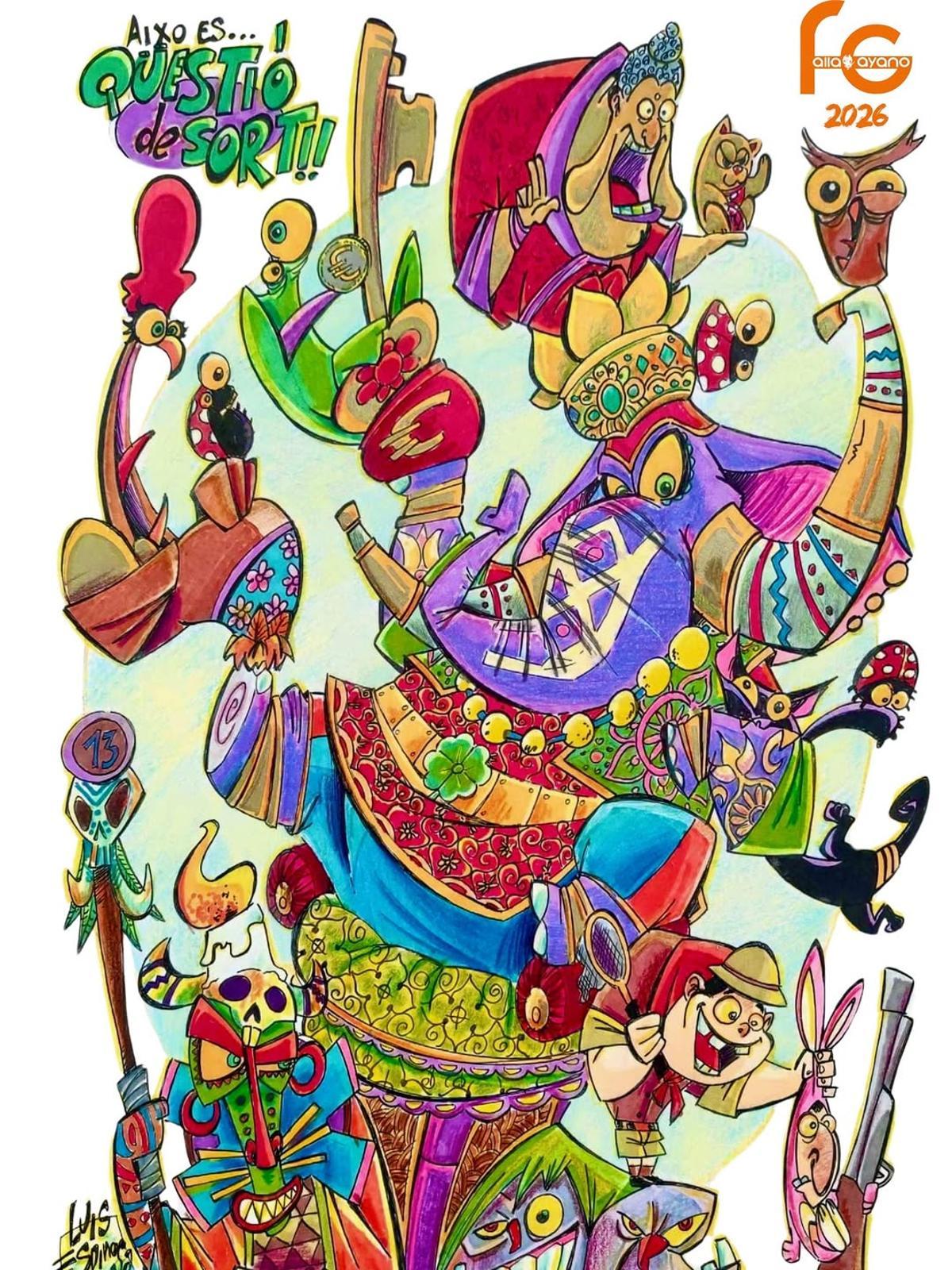 Falla grande de Gayano Lluch