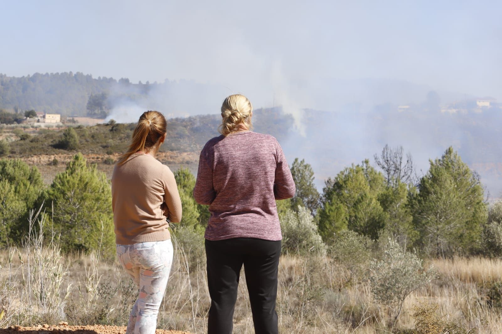 Las imágenes del incendio de Real