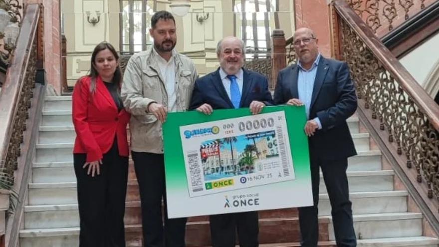 Las Palmas de Gran Canaria protagoniza el nuevo cupón de la ONCE dentro de la serie &#039;Pueblos de película&#039;