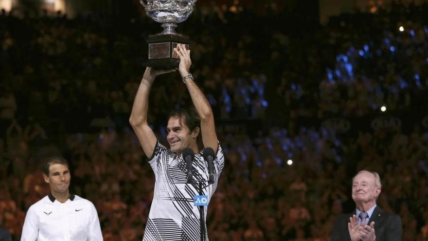 Federer se lleva la mayor gloria ante Nadal