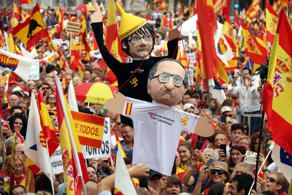 Manifestació del 12 d'octubre a Barcelona