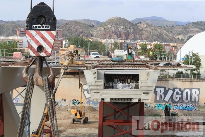 El nuevo puente en Lorca, a punto de terminar