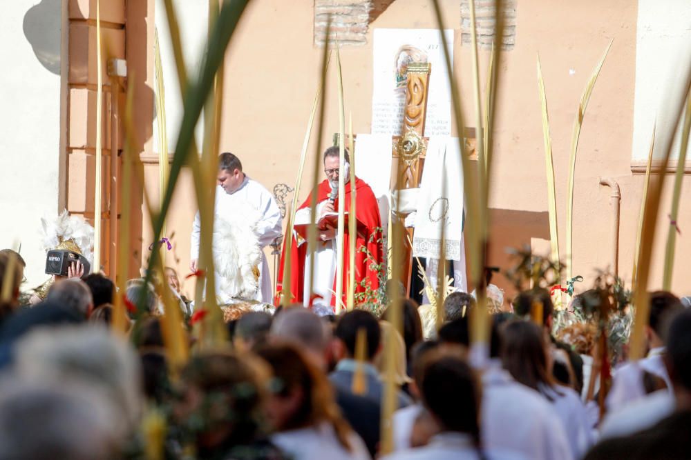 Procesión de las Palmas en la parroquia de Ntra. Sra. de los Ángeles