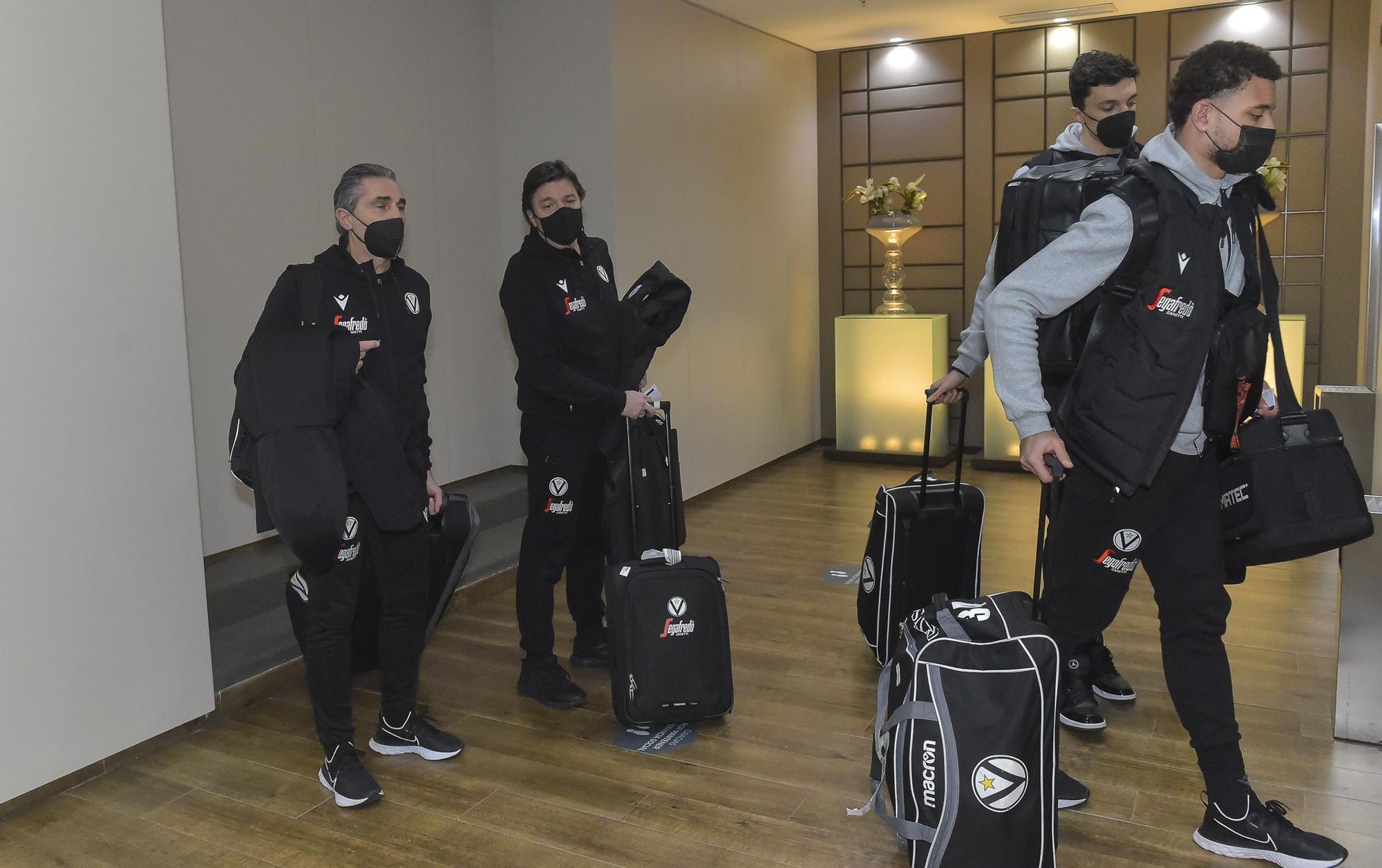 Llegada del Virtus Bolonia, rival del Granca en la Eurocup