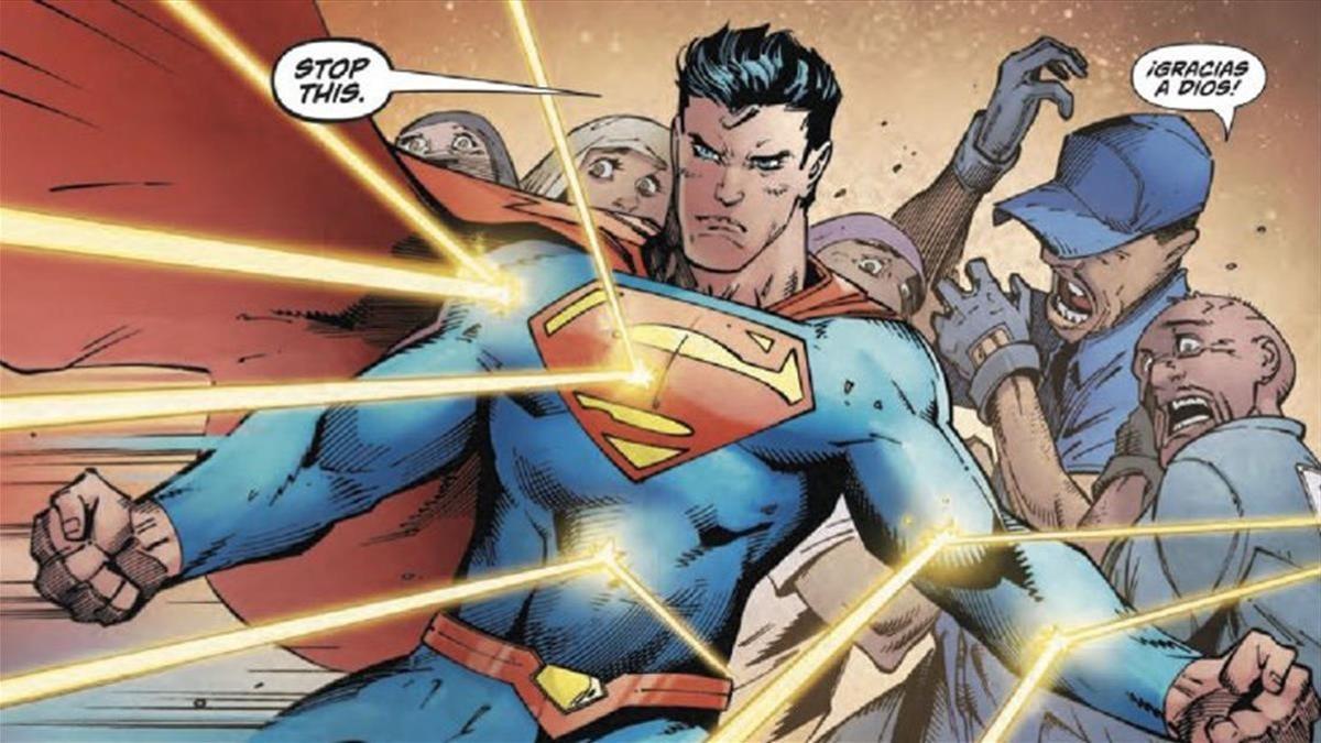 Superman defiende a inmigrantes de un supremacista blanco en el último número de 'Action Comics'.