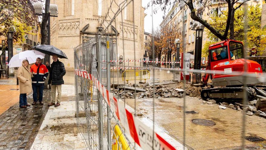 Comienza la renovación de la plaza de La Magdalena de Zaragoza