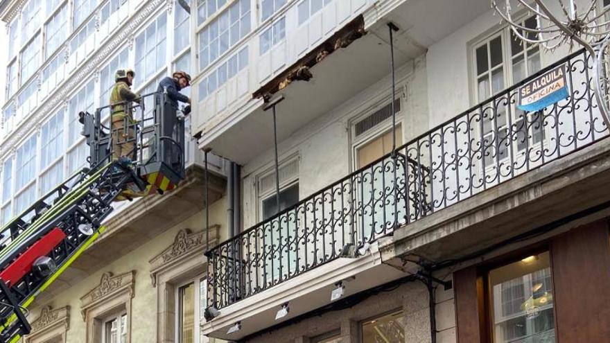 Alerta por una galería en la calle Real