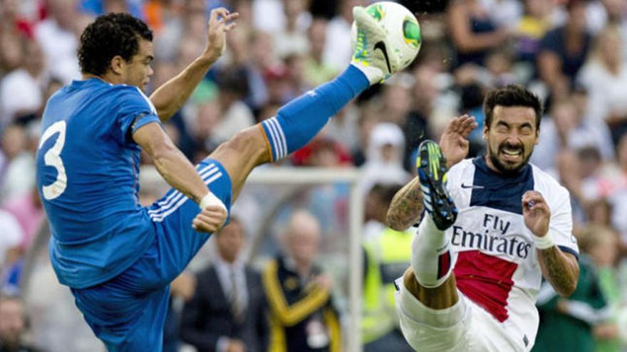 Pepe durante el partido