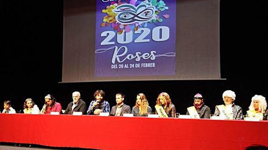 La presentació del Carnaval de Roses.