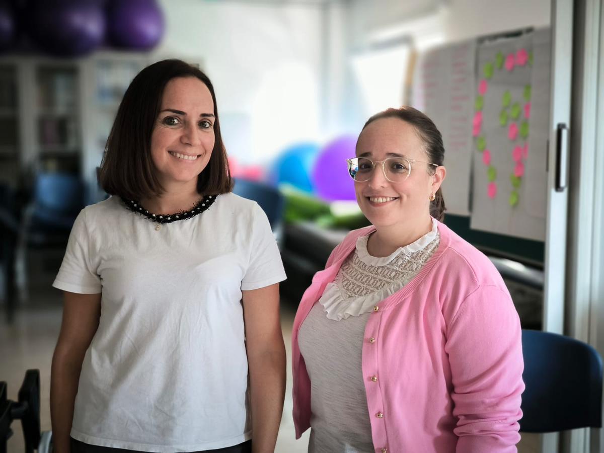Laura Medrano y Marga Morcillo, miembros del equipo coordinador del proyecto
