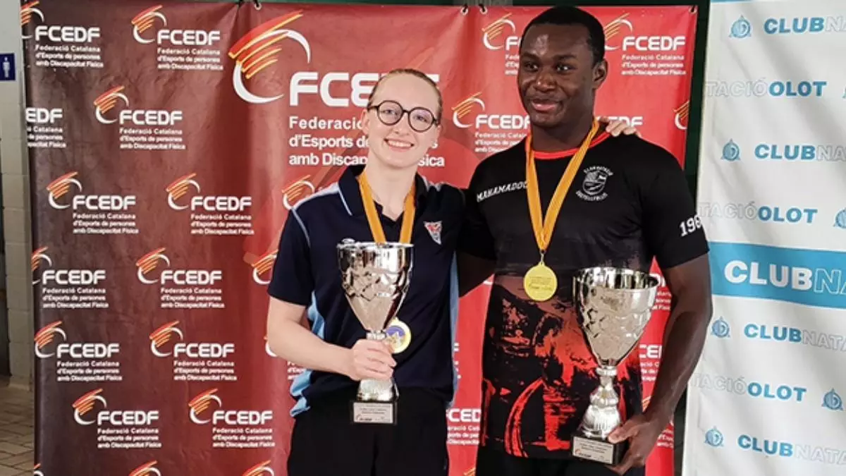 Emma Feliu i Mahamadou Dambelleh, guanyadors del Trofeu Jocs Catalans de nataci車