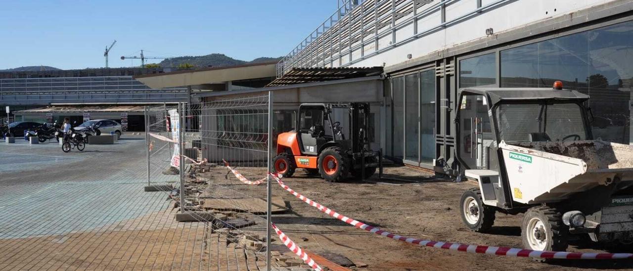 Obras que se llevan a cabo en el centro de ocio El Tablero.