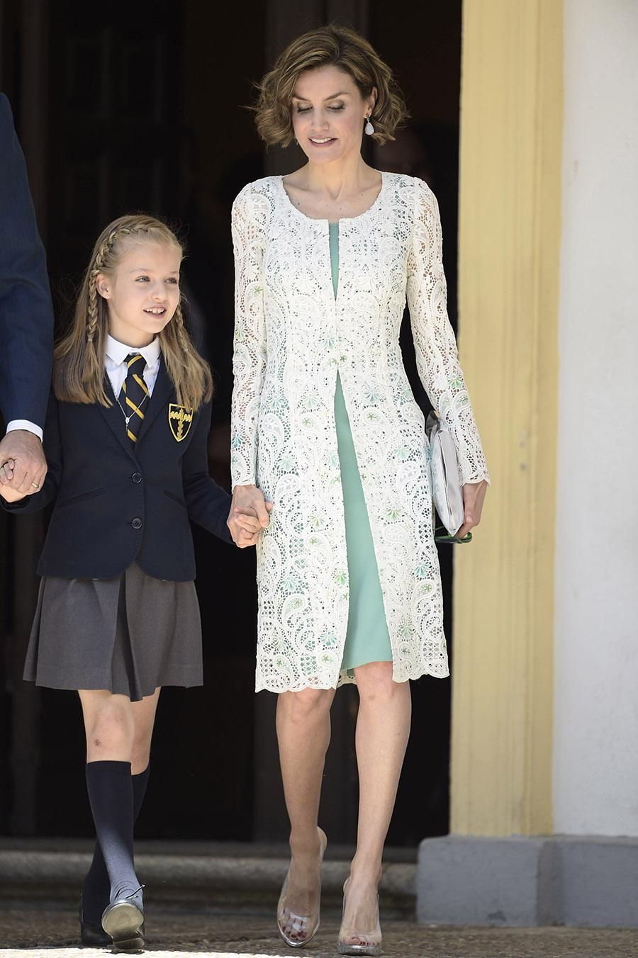 Letizia Ortiz con zapatos Cenicienta de Magrit
