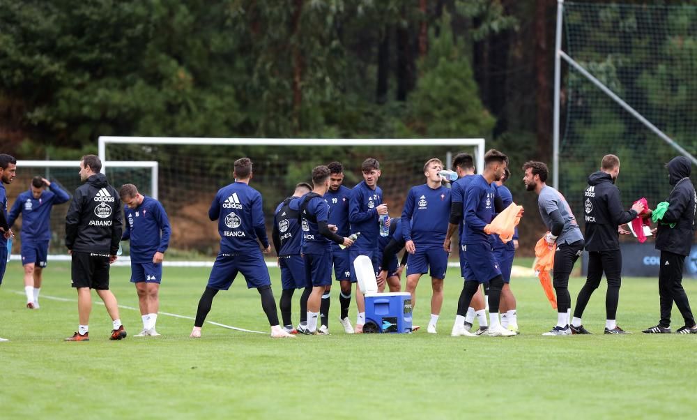 El Celta ya prepara el partido del viernes contra el Alavés // Marta G. Brea