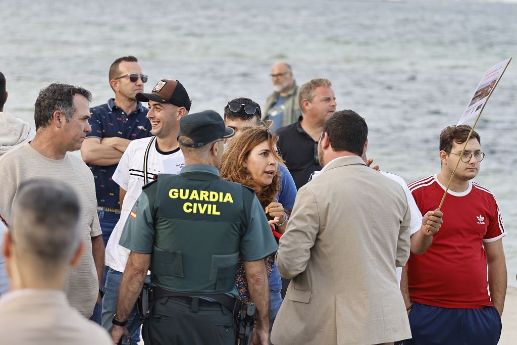 Visita de Pedro Sánchez en Los Alcázares