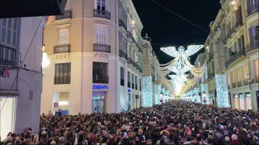 Encendido de las luces de Navidad en Málaga 2022