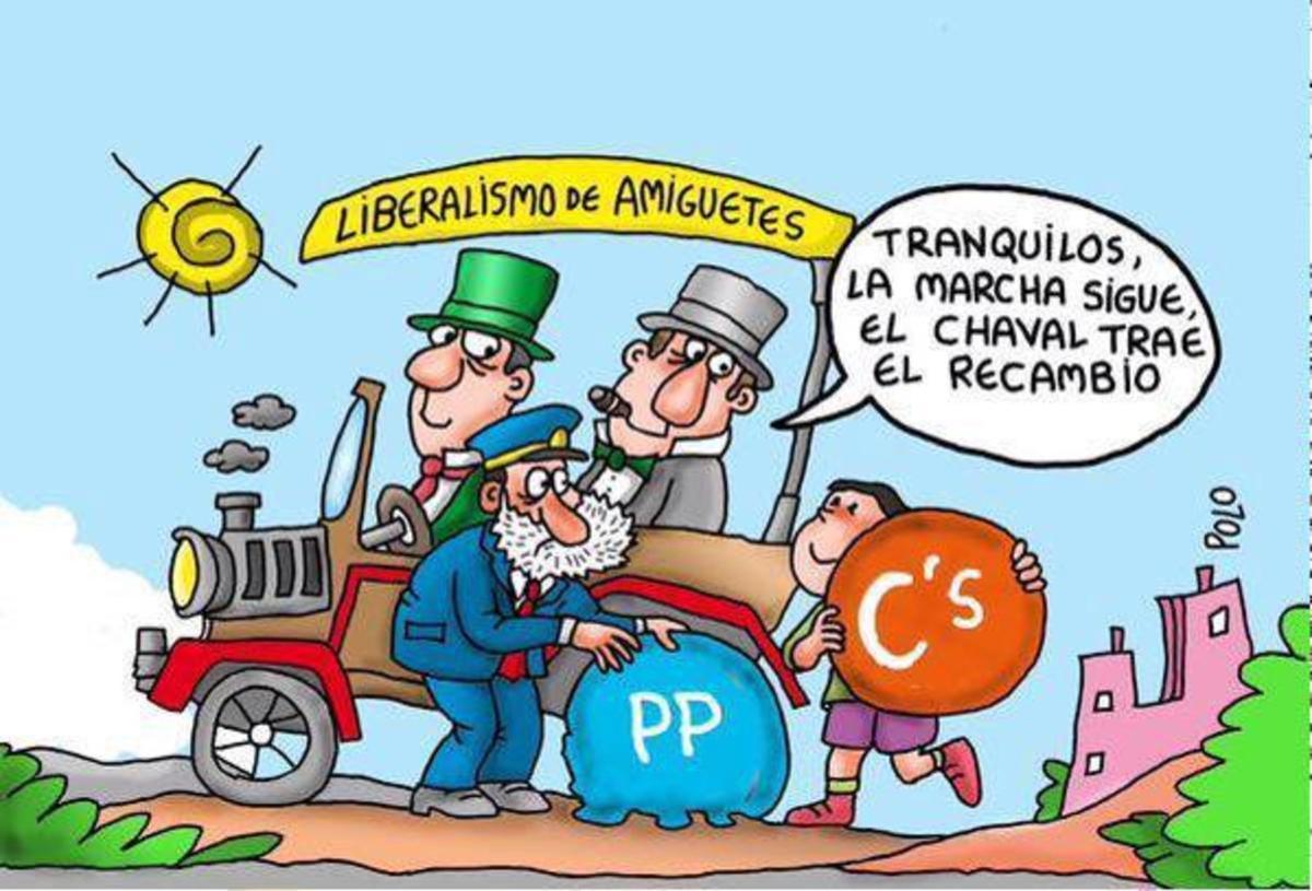 La imagen que acompaña a uno de los mensajes irónicos publicados este martes en Twitter sobre la reunión entre Mariano Rajoy y Albert Rivera. La imagen que acompaña a uno de los mensajes irónicos publicados este martes en Twitter sobre la reunión entre Mariano Rajoy y Albert Rivera.