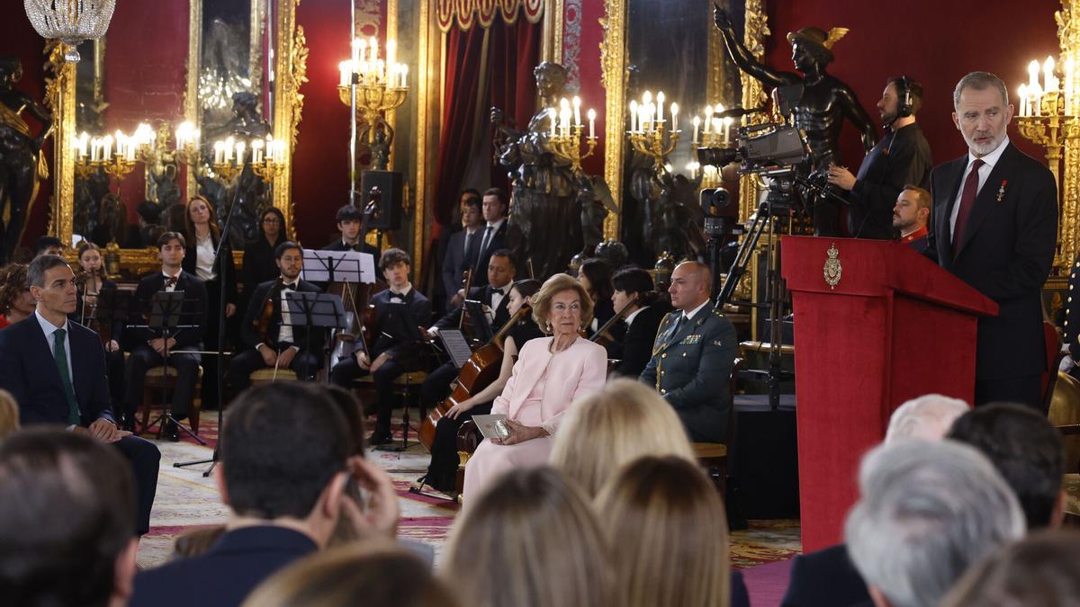 Acto en el Palacio Real por los 50 años de Monarquía, en imágenes