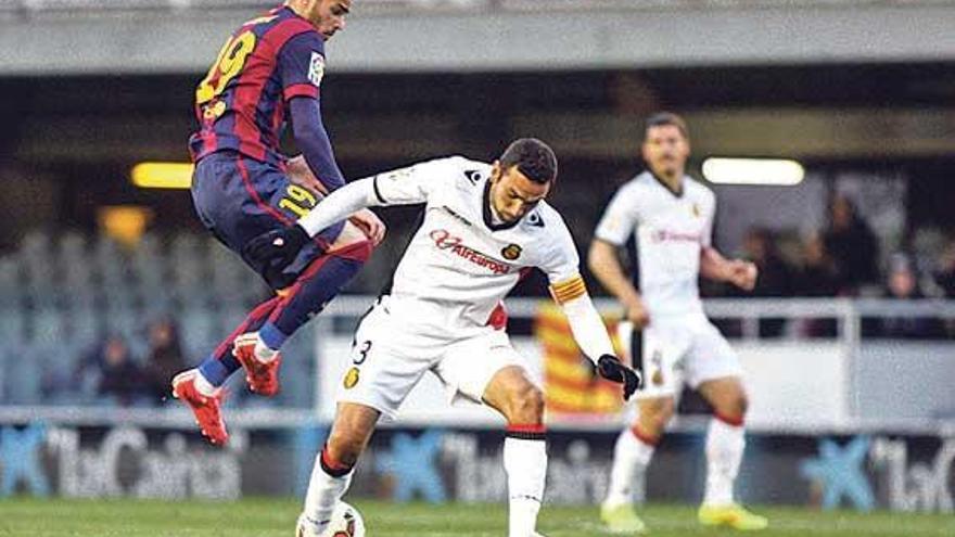 Joa Víctor durante el partido.