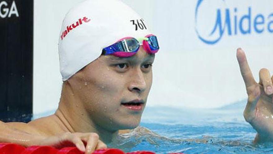 El nadador chino Sun Yang