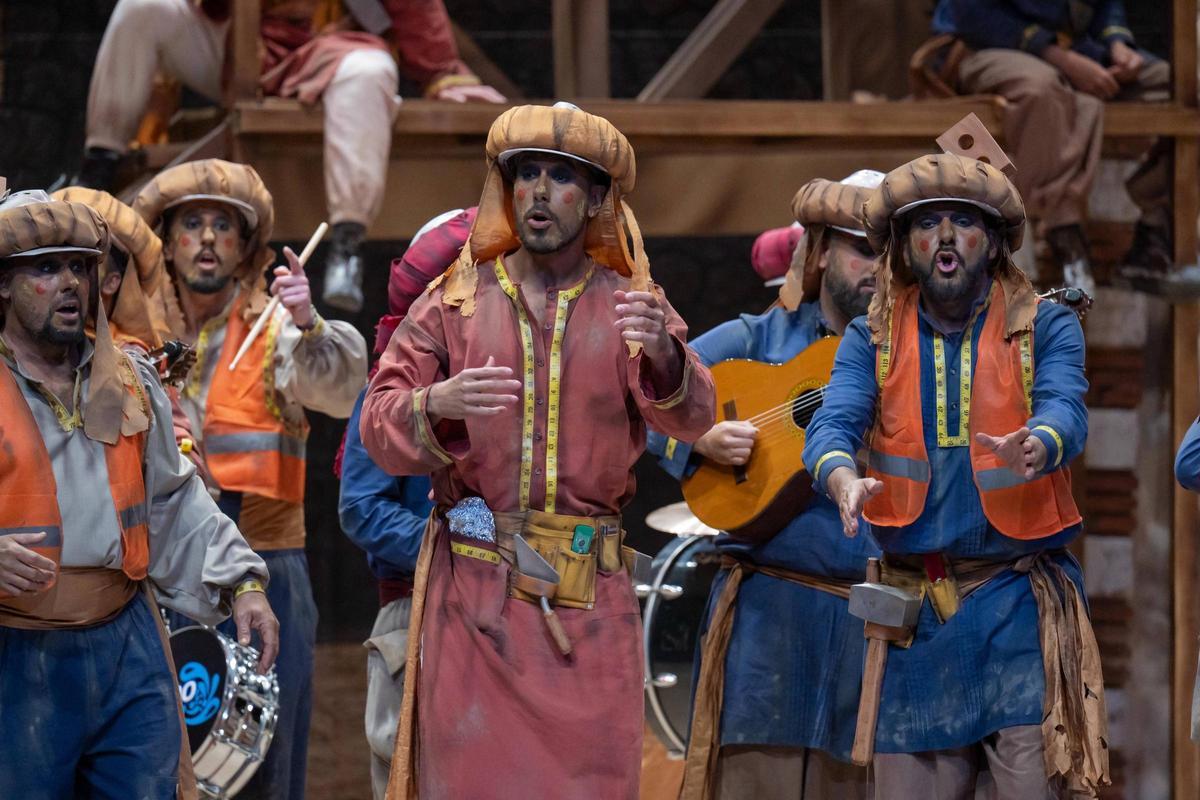 Actuación de la murga Al Maridi