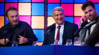 Este es el cartel de Miquel Barceló para los 125 años del Barça: "Le convencimos almorzando un frit"