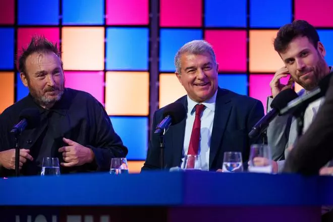 El FC Barcelona ha destapado el cartel realizado por el artista mallorquín Miquel Barceló para el 125 aniversario del Club