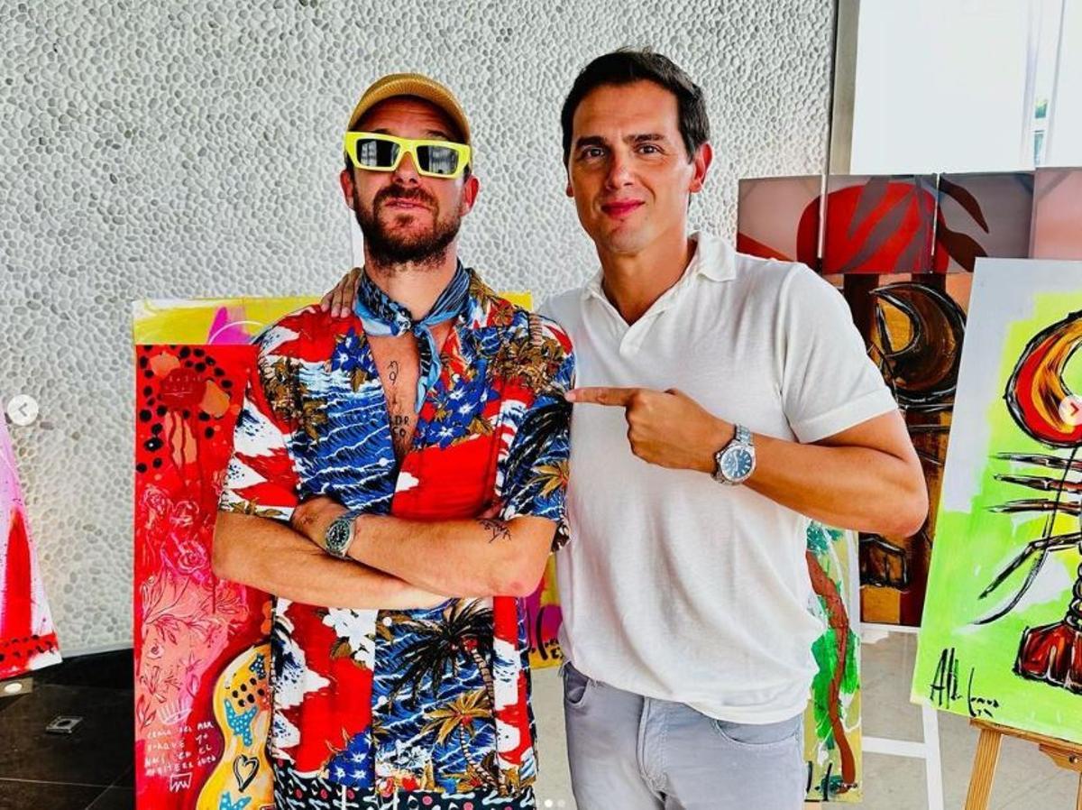 Aldo Comas y Albert Rivera.