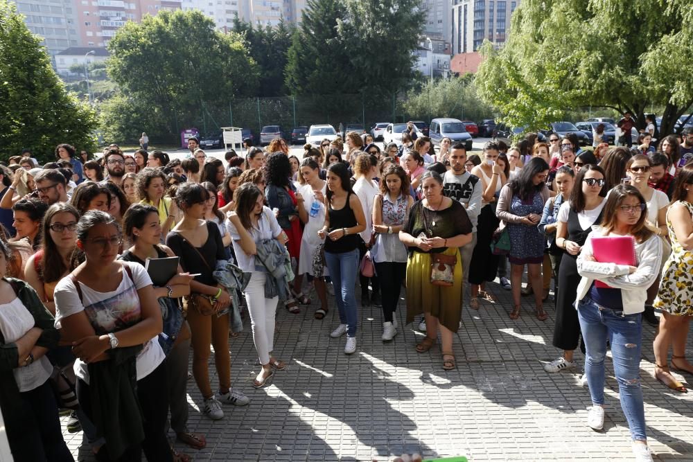 La primera fase de las oposiciones de Eduación comenzó ayer y finalizará mañana con las últimas pruebas