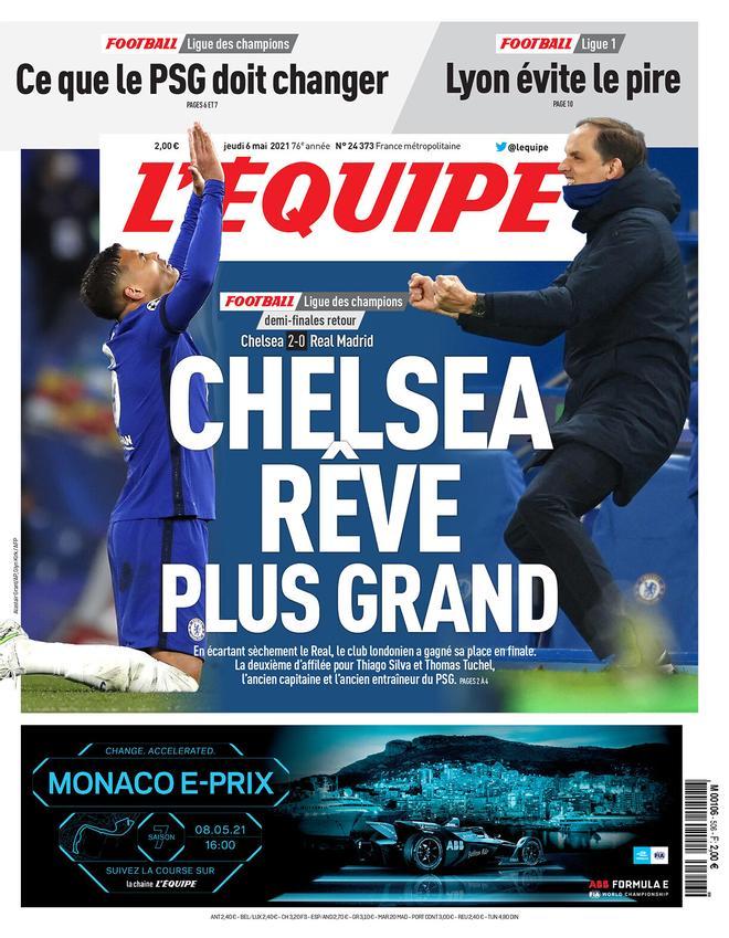 La portada de LÉquipe