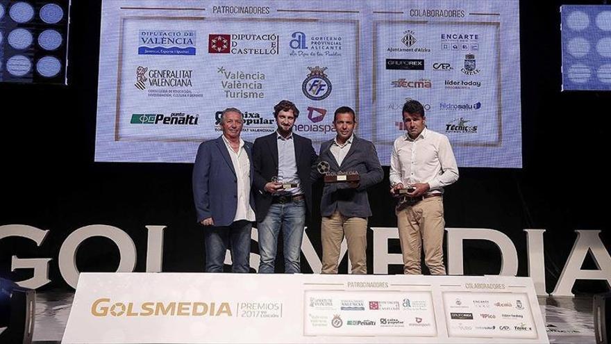 El fútbol base amarillo triunfa en los premios Golsmedia 2017