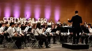 Lleno y colas en el Certame de Bandas más multitudinario