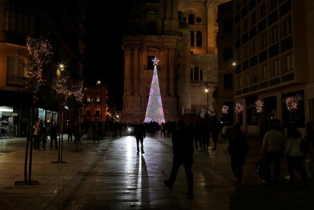 El encendido de las luces de Navidad de la calle Larios