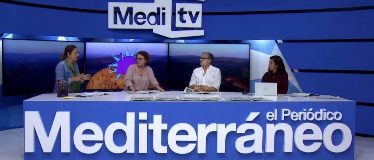 El magacín ‘La Panderola’ vuelve a realizarse desde el plató de Medi TV.  | MEDITERRÁNEO