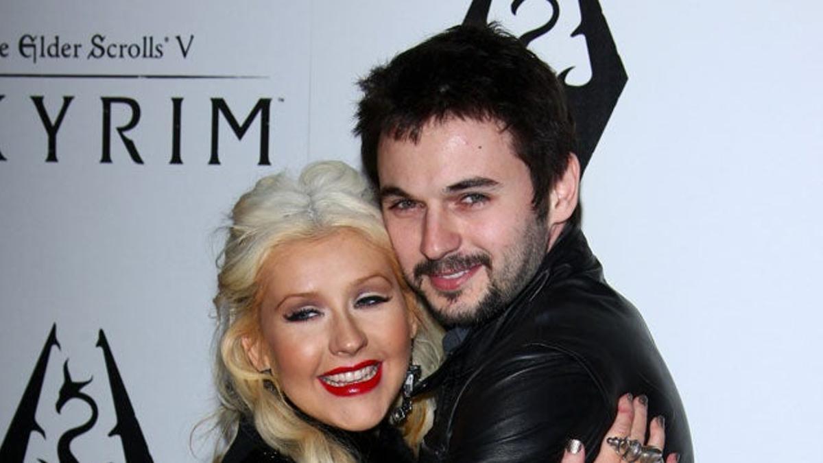 Christina Aguilera y su prometido