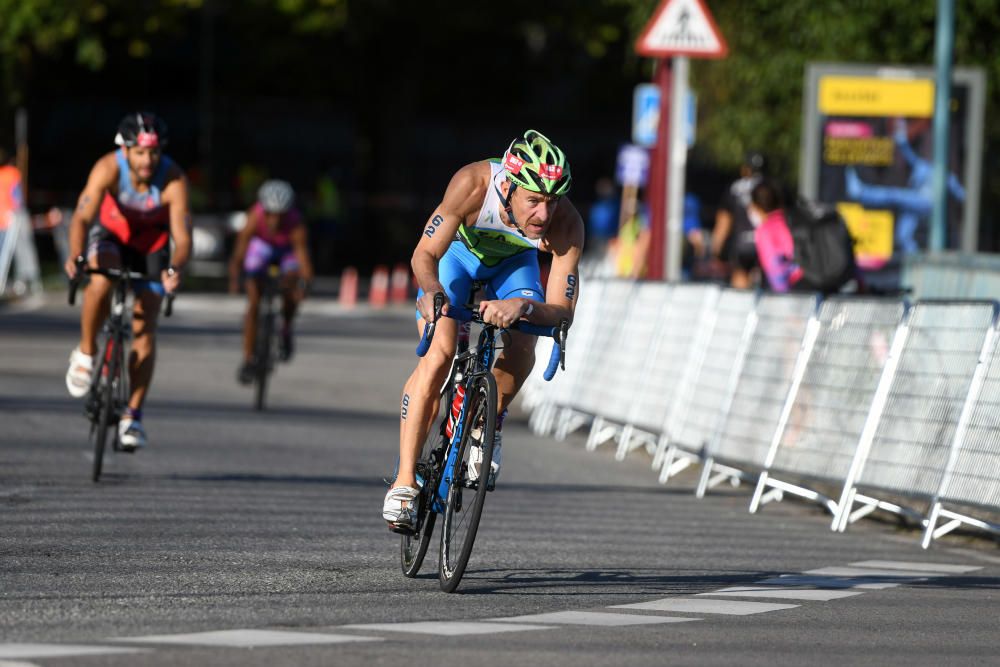 Los favoritos cumplen en el Campeonato de España de Triatlón Sprint en Pontevedra