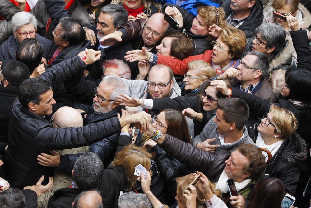 Pedro Sánchez reaparece en un acto en Xirivella