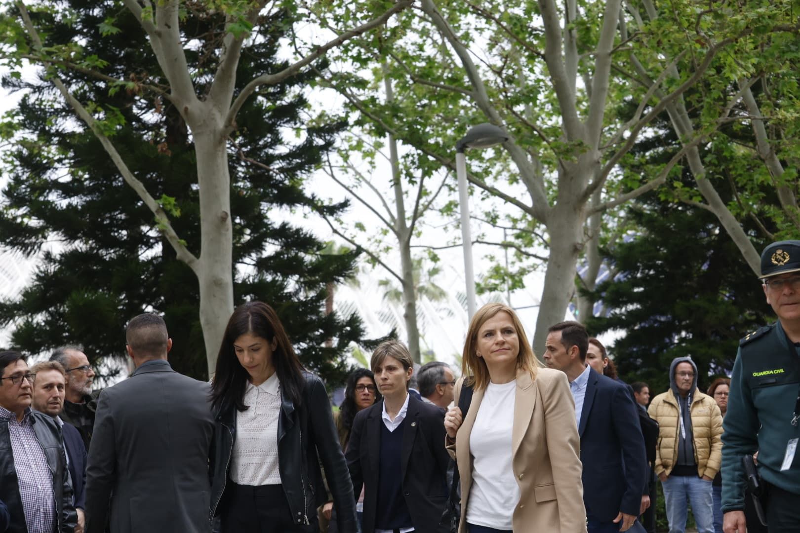 Pilar Bernabé declara en la Ciudad de la Justicia en la instrucción de la dana