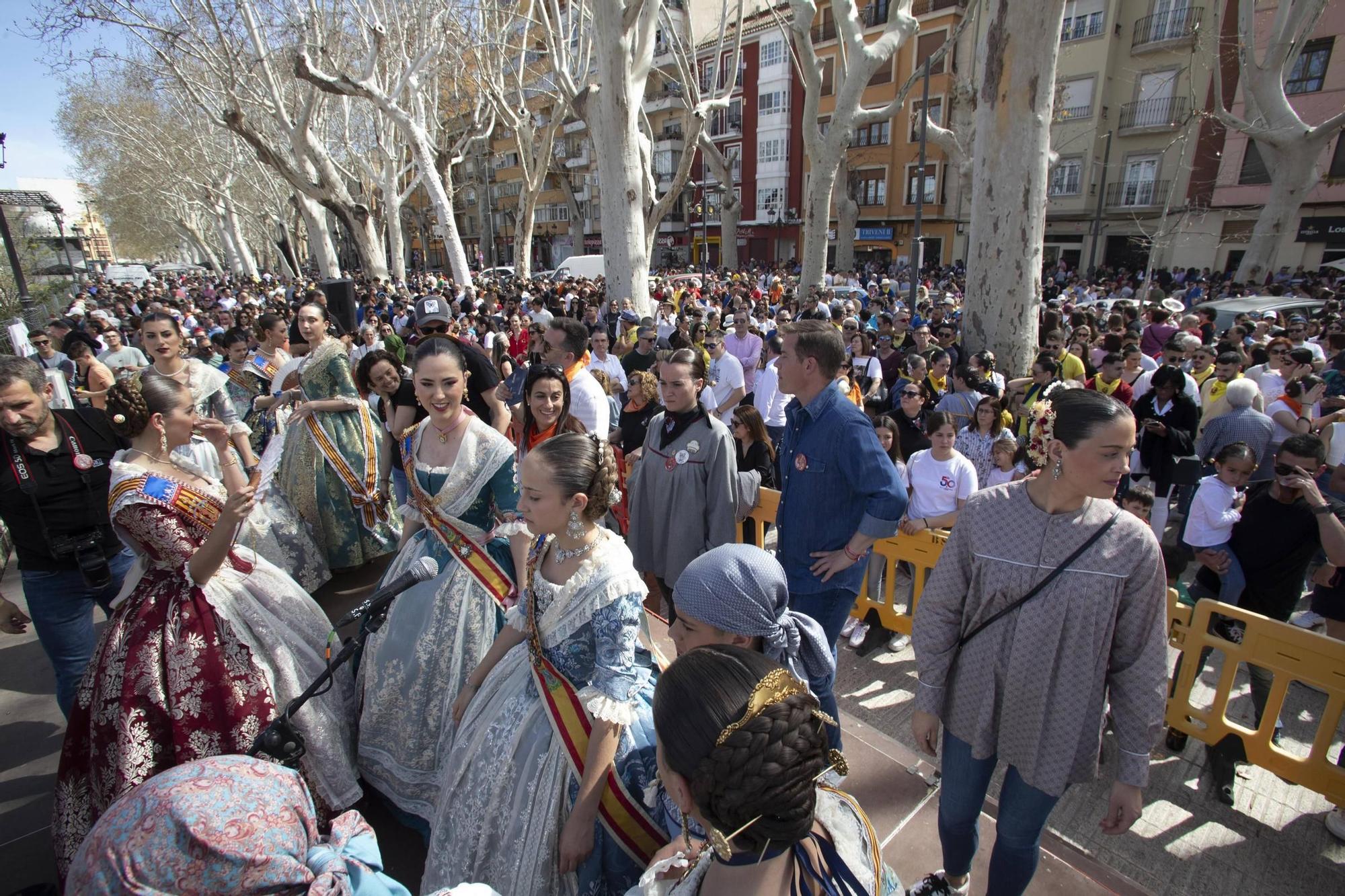 La mascletà de Xàtiva de hoy, 17 de marzo de 2024, en imágenes