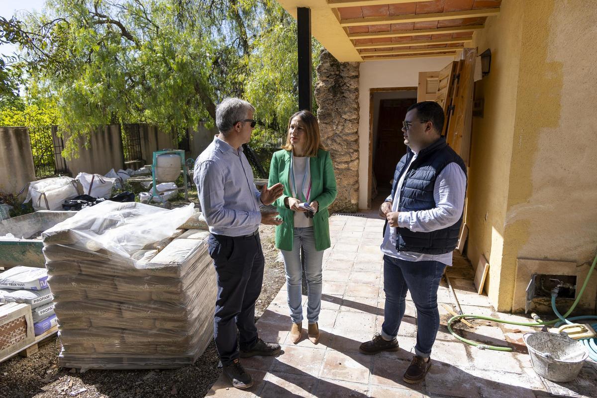 Obras de reforma y mejora en el albergue de las Fuentes en Caravaca
